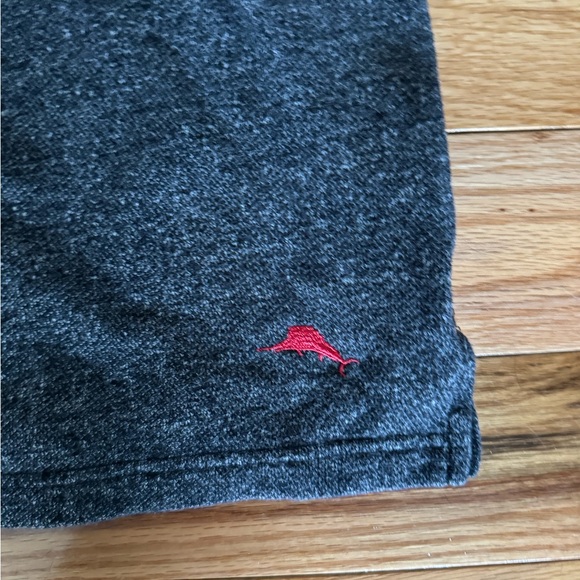 Tommy Bahama Fleece Pullover Sweatshirt small Gray Black - Picture 4 of 8